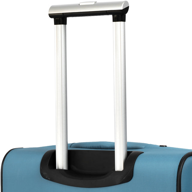 Softside Luggage Expandable 3 Piece Set Suitcase Upright Spinner Softshell Lightweight Luggage Travel Set