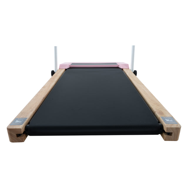 HP-P12 API electric treadmill, folding treadmill, LCD display screen and mat holder;    Home Office Gym Stand, 2.25HP Electric， Wood Electric Treadmill with Remote Control, Walking Machine