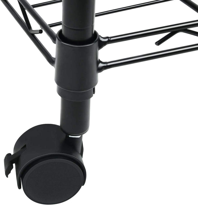 Simple Deluxe Heavy Duty 5-Shelf Shelving Unit, 29" D x 14"W x 61" H, 5 Tier, Black