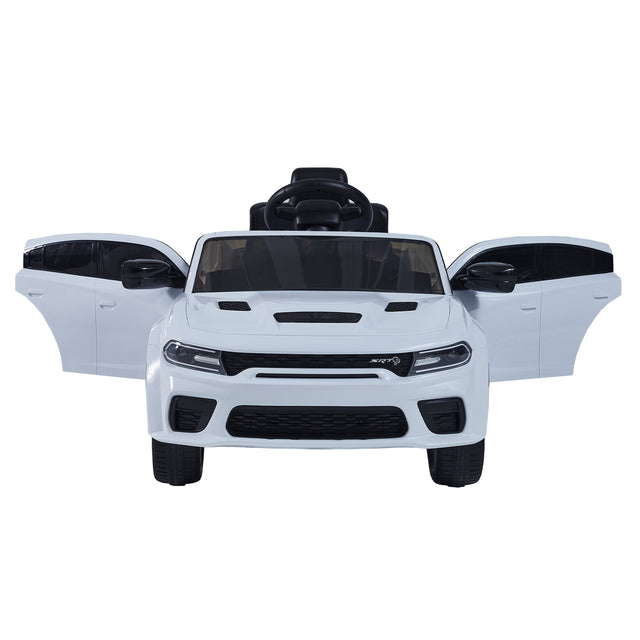 Licensed DODGE Charger，12v Kids ride on car W/Parents Remote Control ,electric car for kids,Three speed adjustable,Power display, slow start、USB,MP3 ,Bluetooth,LED light、Four wheel suspension