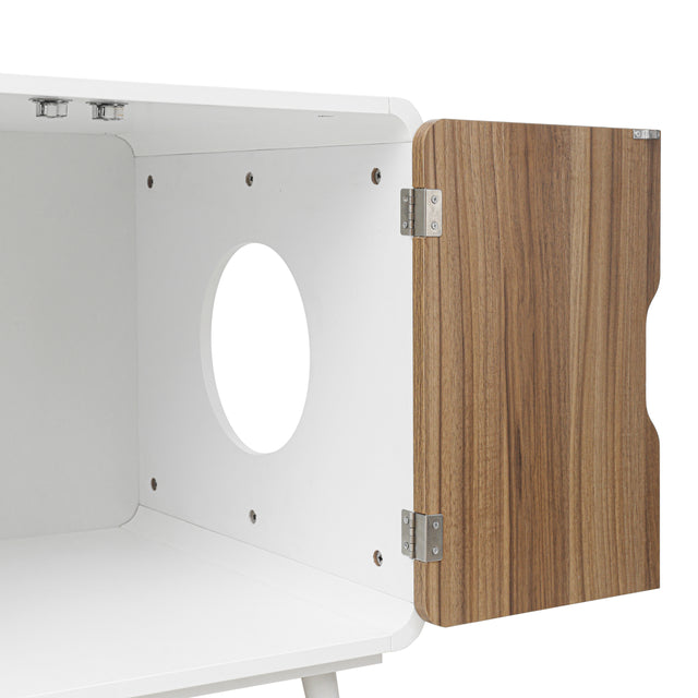 Pet house,Hidden Cat Home Side Table,Suitable for bedroom, living room, study and other spaces