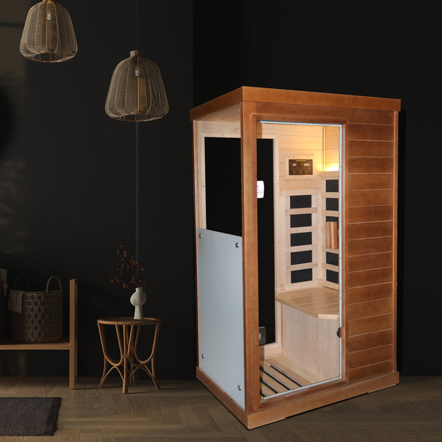 infrared sauna room single room