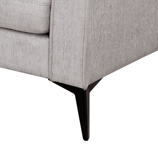 [VIDEO provided] [New]Modern 3-Piece Sofa Sets with Sturdy Metal Legs,Chenille Upholstered Couches Sets Including 3-Seat Sofa, Loveseat and Single Chair for Living Room Furniture Set (1+2+3 Seat)