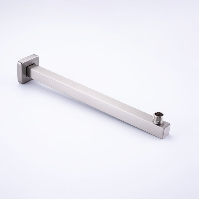 Rainfall 10 inch Shower System Bathroom Luxury Rain Mixer Silver Shower Combo Set Wall Mounted Shower Head Systems with High Pressure Head Hand Held Square Shower Head Polished Chrome Rough-in Valve