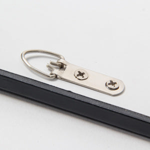 Full Length Mirror Wall Mirror Door Mirror Full Body Mirror Explosion-Proof Wall Mounted Hanging Mirror for Dorm with Rectangular Float Framed for Room Decor, 50"x 14", Black