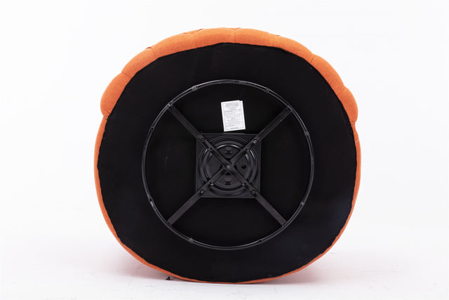 Modern  Akili swivel accent chair  barrel chair  for hotel living room / Modern  leisure chair Orange