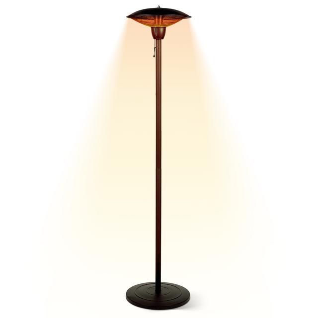 Simple Deluxe 1500W Patio Heater,Outdoor Patio Heater,Outdoor Electric Heater,Infrared Heater for Patios and Balconies, Camping, Tailgating 77.65" * 17"* 16.5"