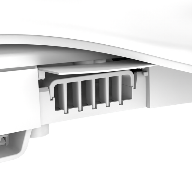 B011 Elongated LED Light Electric Bidet Toilet Seat Heated Toilet Seat with Warm Air Dryer and Night Light