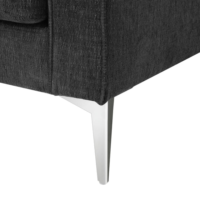 [VIDEO provided] [New]Modern 3-Piece Sofa Sets with Sturdy Metal Legs,Linen Upholstered Couches Sets Including 3-Seat Sofa, Loveseat and Single Chair for Living Room Furniture Set (1+2+3 Seat)