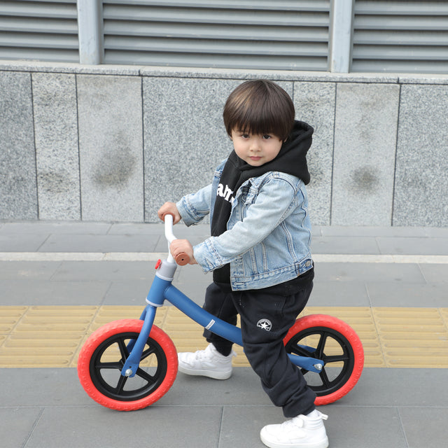 11inch Kids Balance Bike Adjustable Height Carbon Steel & PE Tires for 2-6 Years