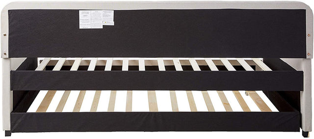 ACME Jagger Daybed & Trundle (Twin Size) in Fog Fabric 39190
