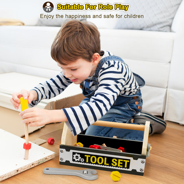 Play Toolbox Kids Workbench Tools for Toddlers Boys Girls