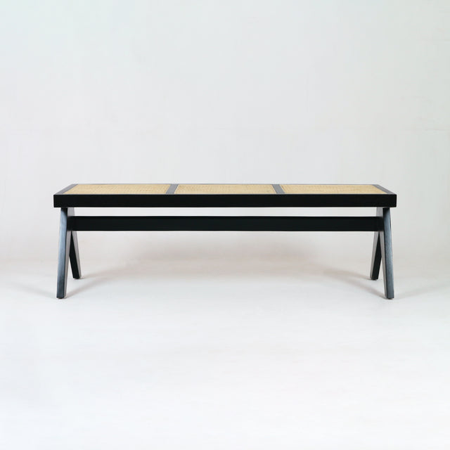 PIERRE JEANNERET CANE BENCH