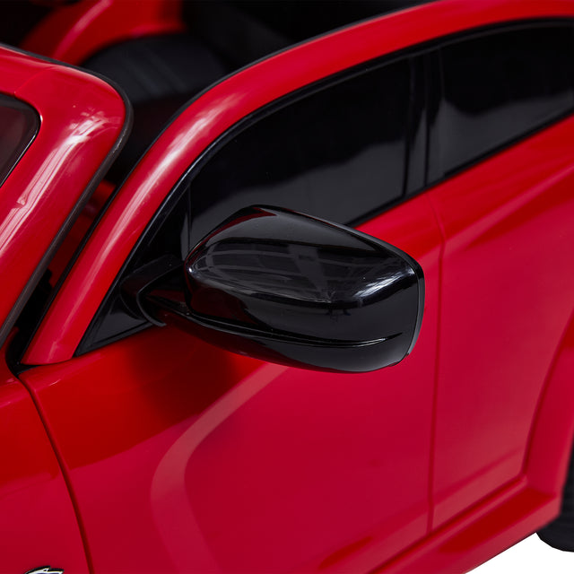 Licensed Dodge Charger，12v Kids ride on car W/Parents Remote Control ,electric cart for kids，Three speed adjustable,Power display, slow start、USB,MP3 ,Bluetooth,LED light、Four wheel suspension