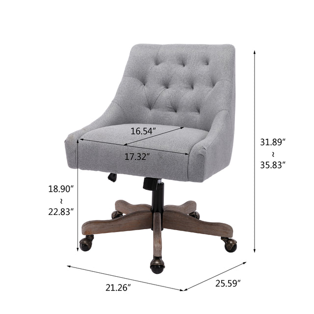 COOLMORE   Swivel Shell Chair for Living Room/Modern Leisure office Chair