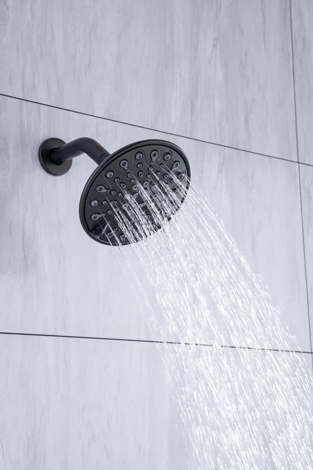 6 In. 6-Spray Balancing Shower Head Shower Faucet