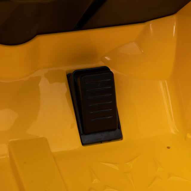 Kids Ride on Car, 12V Battery Powered Sports Vehicle with 2.4G RC, Music, LED Lights, Toddler Electric Car for Indoor Outdoor Play, 3-6 Years Old, Yellow