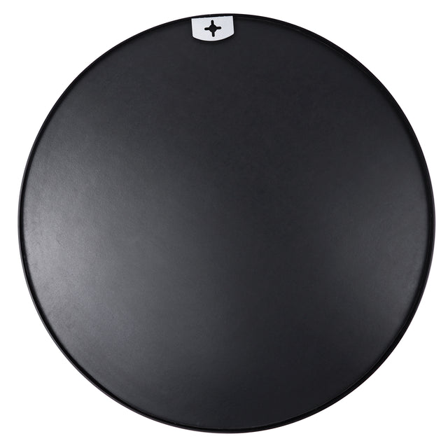Round Mirror, Circle Mirror 36 Inch, Black Round Wall Mirror Suitable for Bedroom, Living Room, Bathroom, Entryway Wall Decor and More, Brushed Aluminum Frame Large Circle Mirrors for Wall