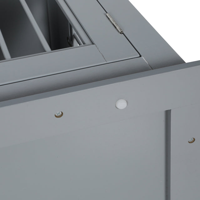 Pet house, Large Crate with Chew-Resistant Iron Bars, open from 2 directions