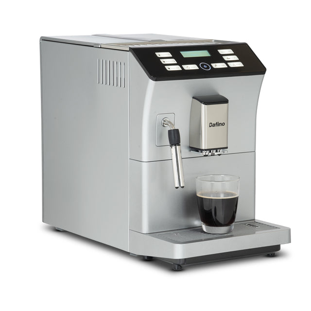 Dafino-205 Fully Automatic Espresso Machine w/ Milk Frother, Silver