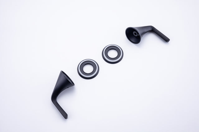 Wall Mounted Bathroom Sink Faucet with Double Lever Handles Vessel Lavatory Basin Mixer Tap,Rough-in Valve