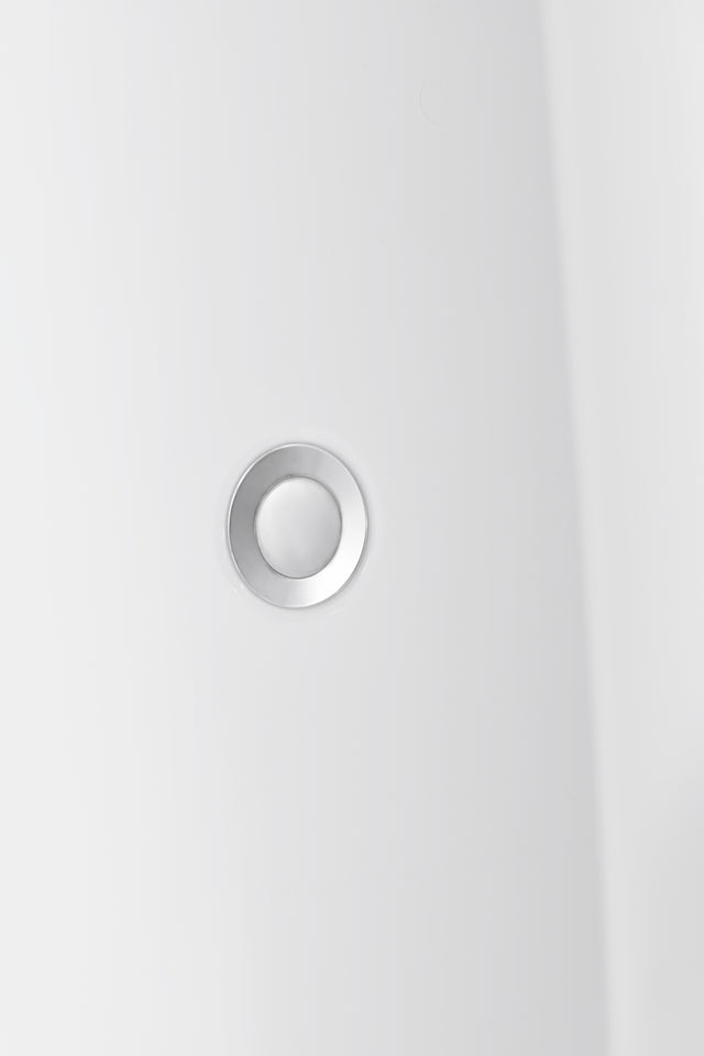 67" 100% Acrylic Freestanding Bathtub，Contemporary Soaking Tub，white Bathtub