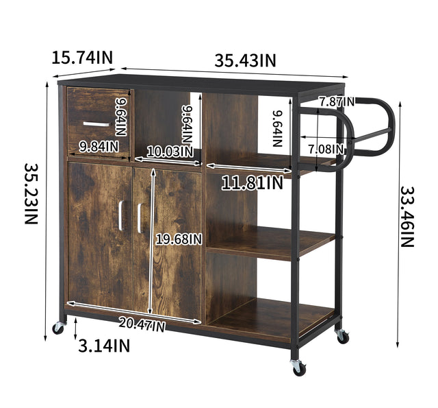 KITCH storage cabinet HPS, move with roller..