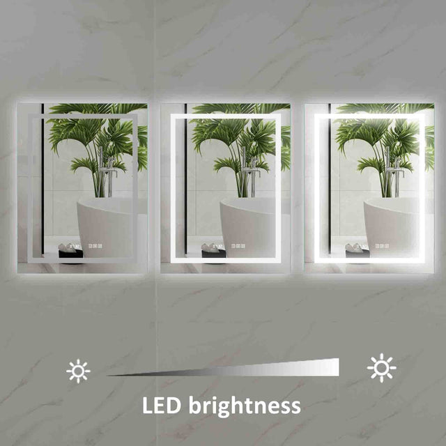28''x 36''LED Lighted Bathroom Medicine/Mirror Cabinet with Motion-Sensor Switch