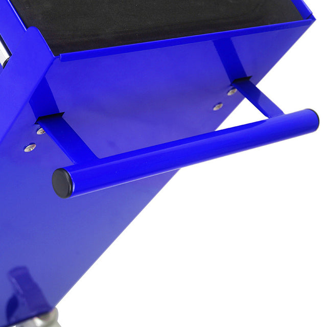 4 DRAWERS MULTIFUNCTIONAL TOOL CART WITH WHEELS-BLUE