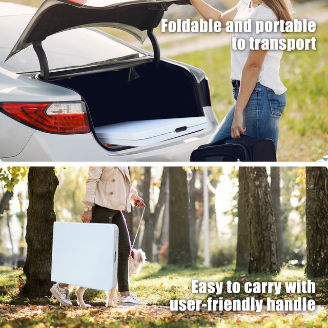 Multi-purpose outdoor folding 6ft casual picnic table game party table