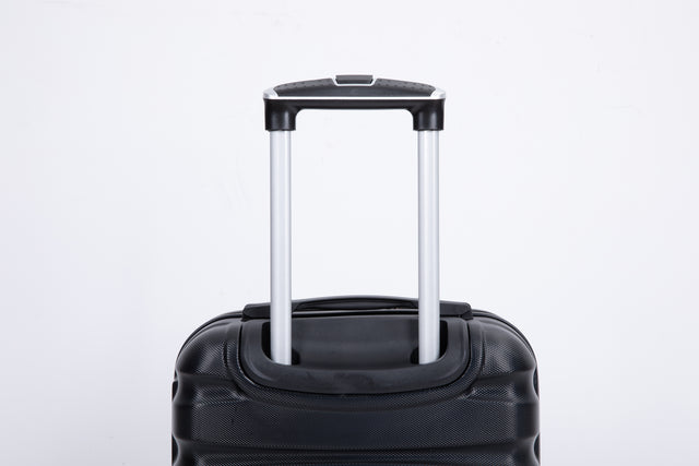 20" Carry on Luggage  ABS Lightweight Suitcase, Spinner Wheels, TSA Lock, Black