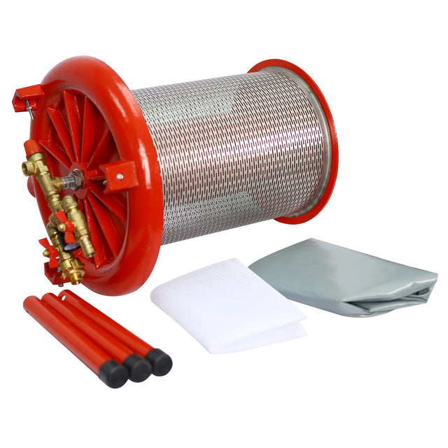 Hydraulic Fruit Wine Apple Press 5.3Gallon/20L -Stainless Steel for Wine Cider Making