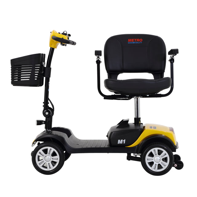 W42930092 Compact Travel Mobility Scooter M1 YELLOW