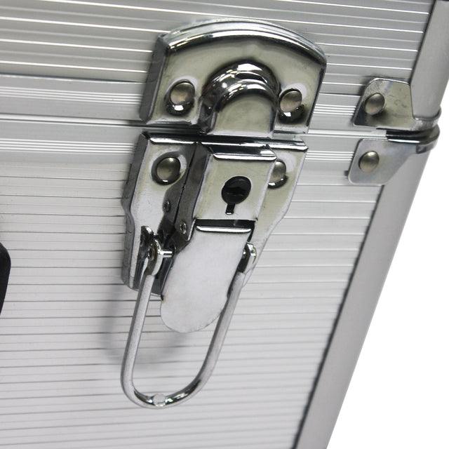 White Hand Tool Box with 4 layers of Toolset and wheels