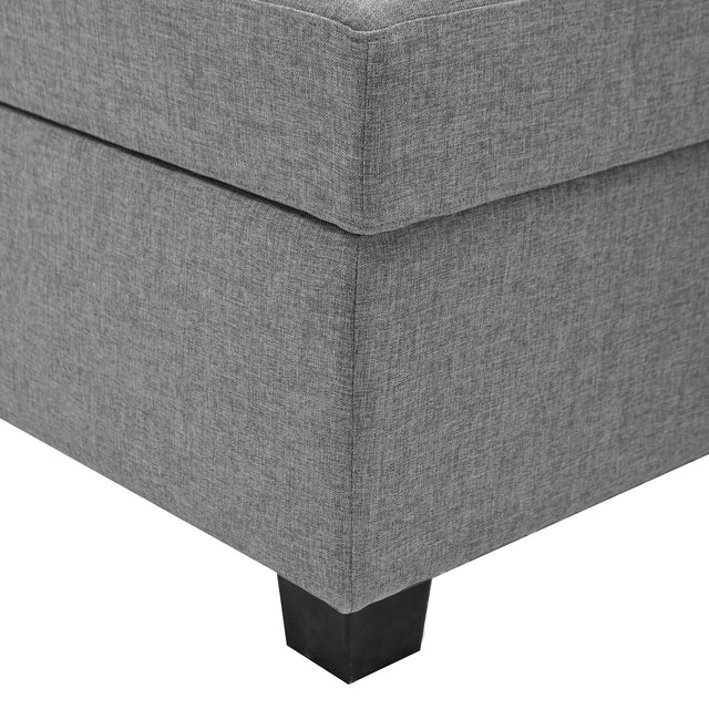 78.3" Convertible Sleeper Sofa Bed,Linen Pull Out Couch with Storage Chaise,Sleeper Counch with Memory Foam Mattress for  Small Space Living Room Bedroom Office,Gray