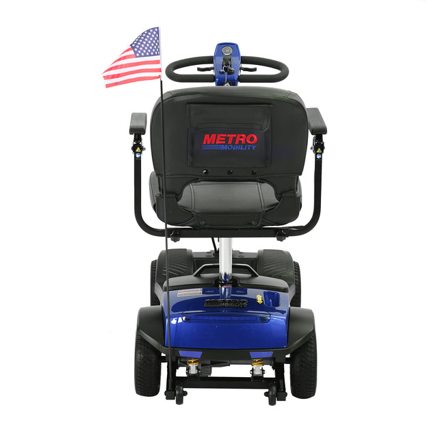 W42936056 MAX SPORT BLUE 4 Wheels Outdoor Compact Mobility Scooter with 2pcs*12AH Lead acid Battery