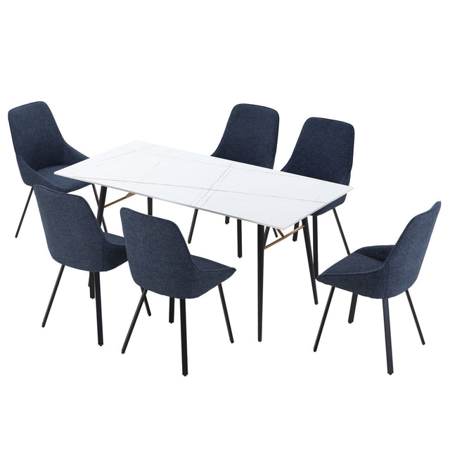 Dining Table SINTERED STONE Desk Top White 70.86''