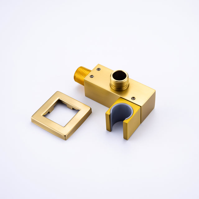 12 inch Ceiling Shower System Brushed Nickel Shower Combo Set for Bathroom, Rainfall Shower Faucet Ceiling Mounted Included Rough in Mixer Valve Body and Trim