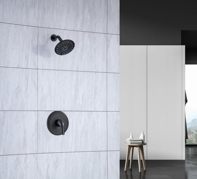 6 In. 6-Spray Balancing Shower Head Shower Faucet