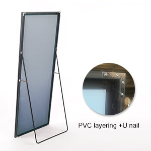 Cathy1700 500-b   Full Body Mirror Full Length Floor Mirror Free Standing Black Dressing Mirror Home Décor (59” x 19.7”)