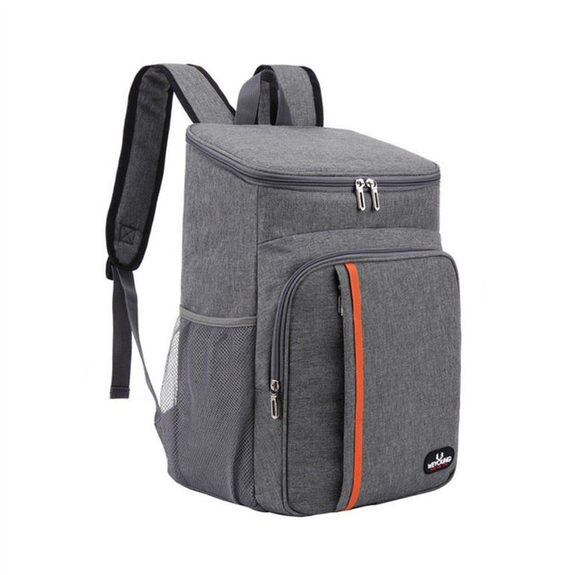 Large Capacity Heat Preservation Backpack Water-Proof Bag Grey