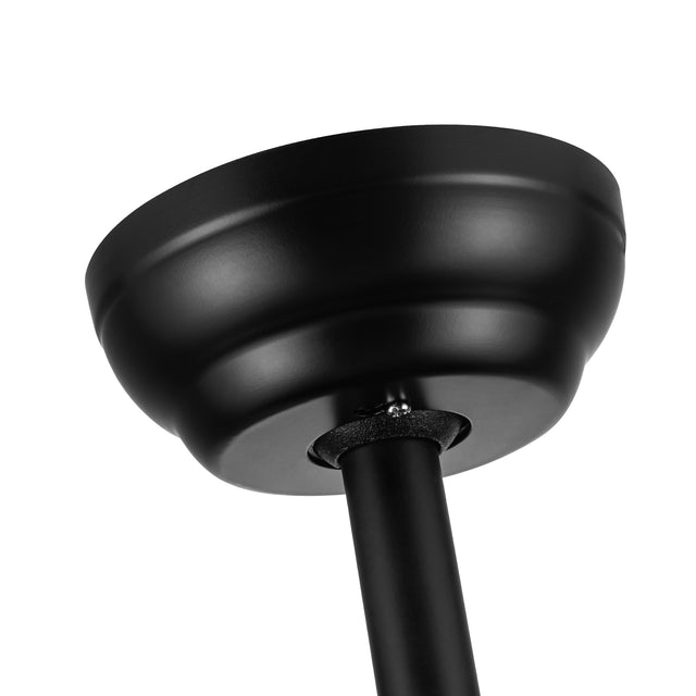 42 In. Intergrated LED Retractable Ceiling Fan with Black Shade Frame