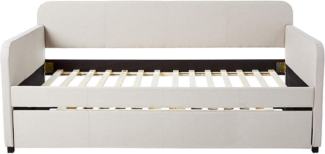 ACME Jagger Daybed & Trundle (Twin Size) in Fog Fabric 39190