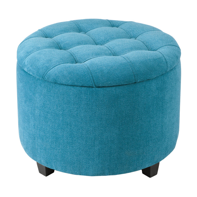 Sasha Round Storage Ottoman