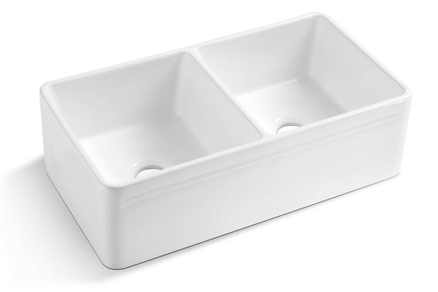 Farmhouse/Apron Front White Ceramic Kitchen Sink