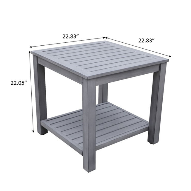 Aluminum Rectangle End Table