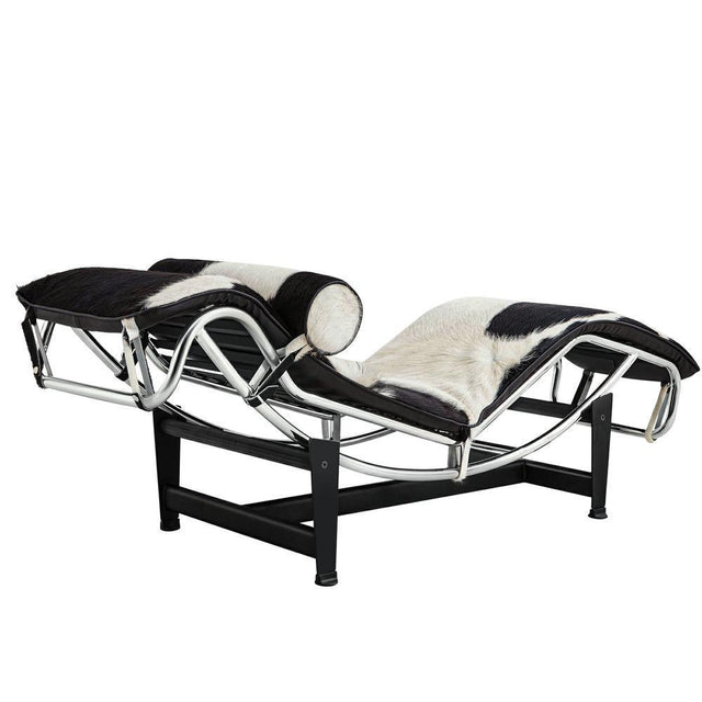 Mid Century Horsehair Real Leather Recline Vintage