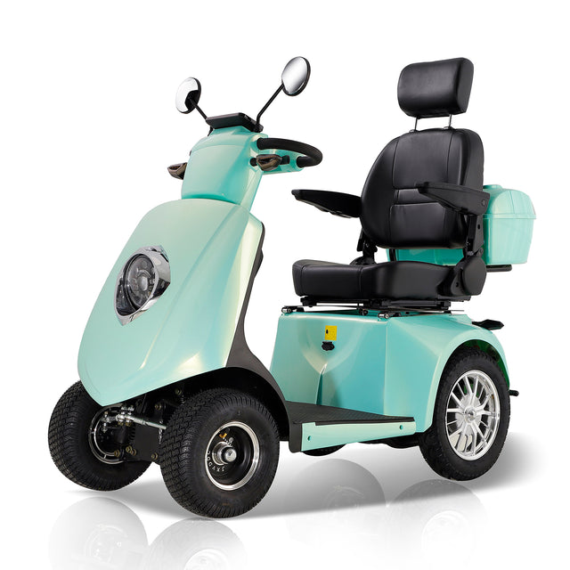Fastest Mobility Scooter With Four Wheels For Adults & Seniors, Red 800W