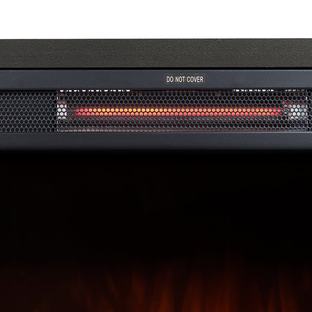 Electric Fireplace TV Console, Black