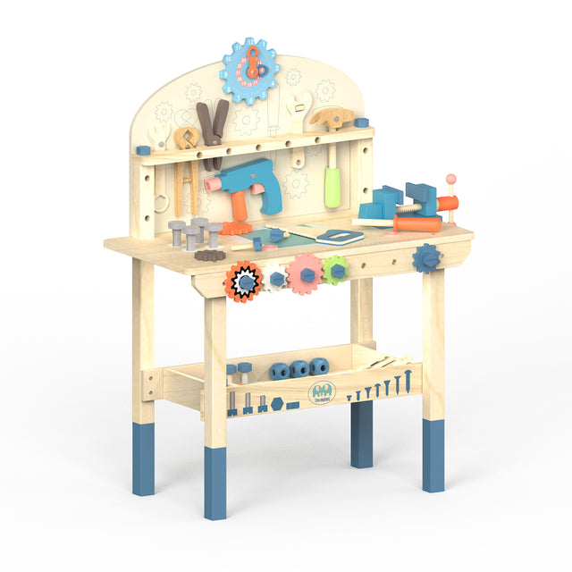 Classic Workbench for Kids, Great Gift for Christmas, Birthday and Party,Tool Bench Playset